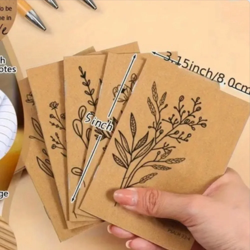 10 Gift Set-Christian scripture notepad,bamboo pen & bamboo bookmark. Gift Sets